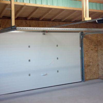 Création de garage porte intérieure